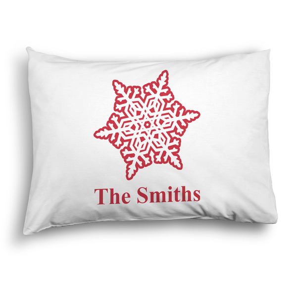 Custom Snowflakes Pillow Case - Standard - Graphic (Personalized)