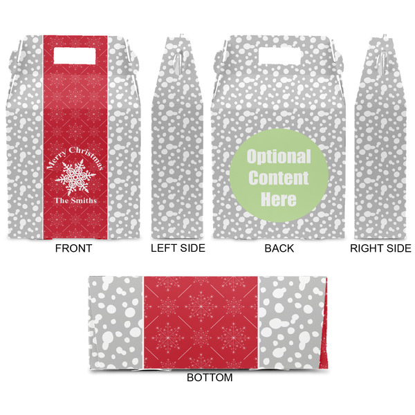 Snowflakes Gable Favor Box - Approval