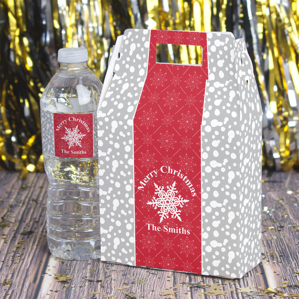 Snowflakes Gable Favor Box - In Context