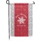 Snowflakes Small Garden Flag - Double Sided w/ Name or Text
