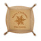 Snowflakes Genuine Leather Dice Tray (Personalized)