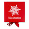Snowflakes Gift Boxes with Magnetic Lid - Red - Approval
