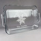 Snowflakes Glass Baking and Cake Dish (Personalized)
