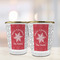 Snowflakes Glass Shot Glass - with gold rim - LIFESTYLE