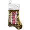Snowflakes Gold Sequin Stocking - Front