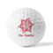 Snowflakes Golf Balls - Generic - Set of 12 - FRONT