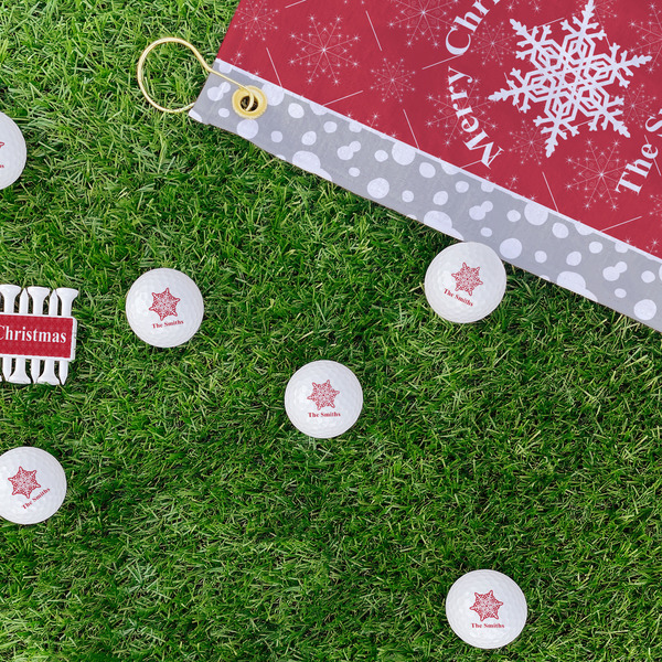 Snowflakes Golf Balls - Generic - Set of 12 - LIFESTYLE