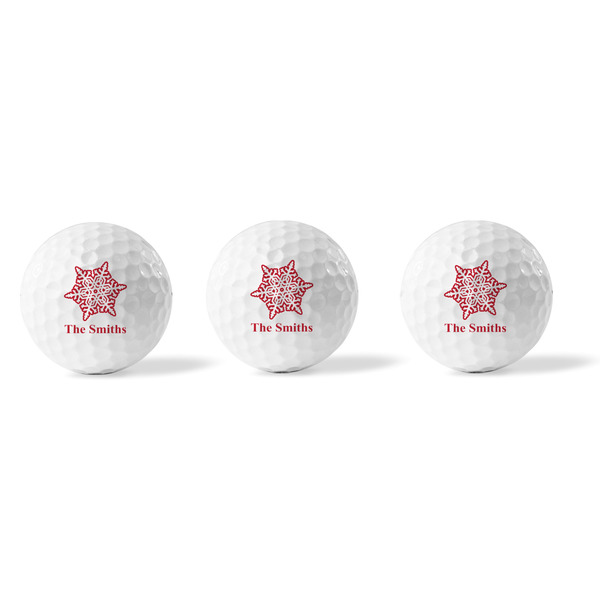 Snowflakes Golf Balls - Generic - Set of 3 - APPROVAL