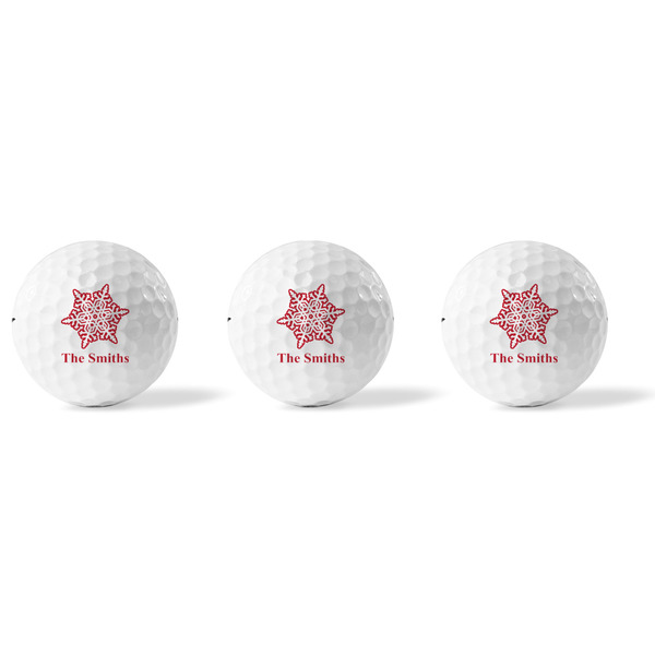 Snowflakes Golf Balls - Titleist - Set of 3 - APPROVAL