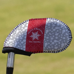 Snowflakes Golf Club Iron Cover (Personalized)