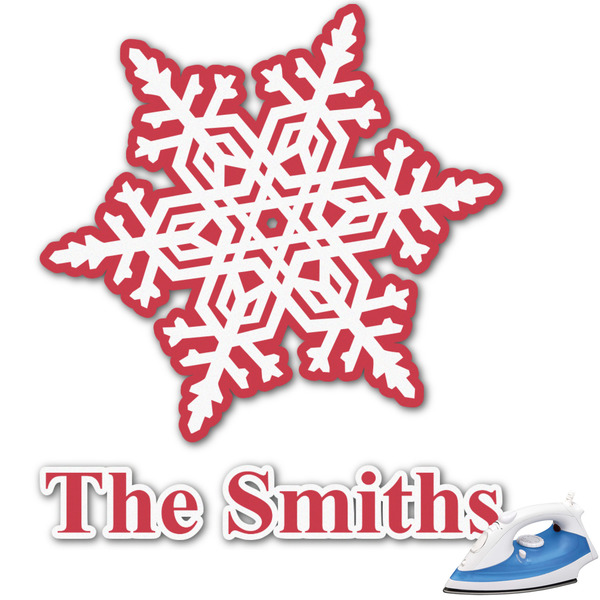 Custom Snowflakes Graphic Iron On Transfer (Personalized)