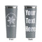 Snowflakes Grey RTIC Everyday Tumbler - 28 oz. - Front and Back