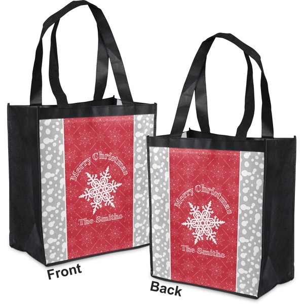 Snowflakes Grocery Bag - Apvl