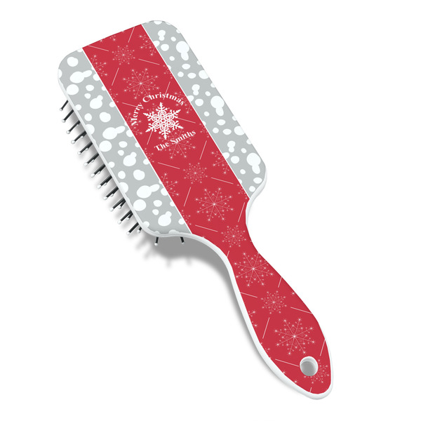 Snowflakes Hair Brush - Angle View