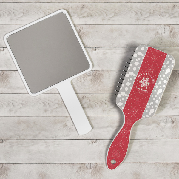 Snowflakes Hair Brush - In Context