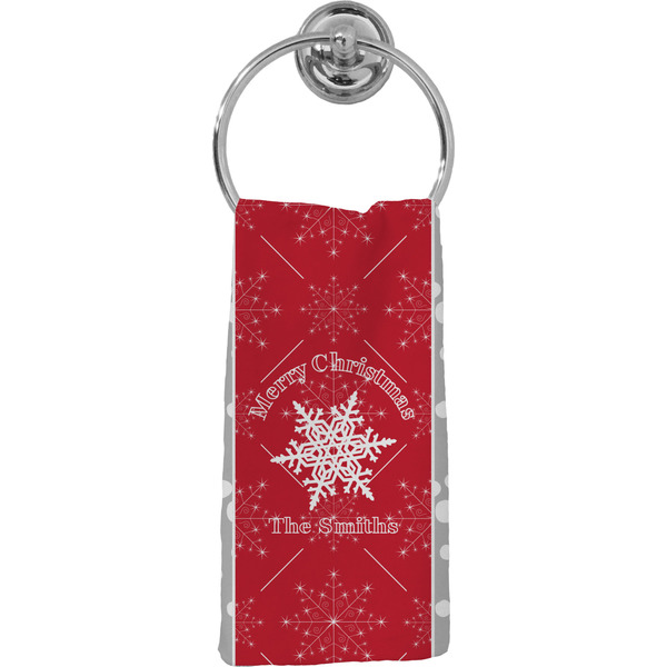Custom Snowflakes Hand Towel - Full Print (Personalized)