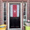 Snowflakes House Flags - Double Sided - (Over the door) LIFESTYLE