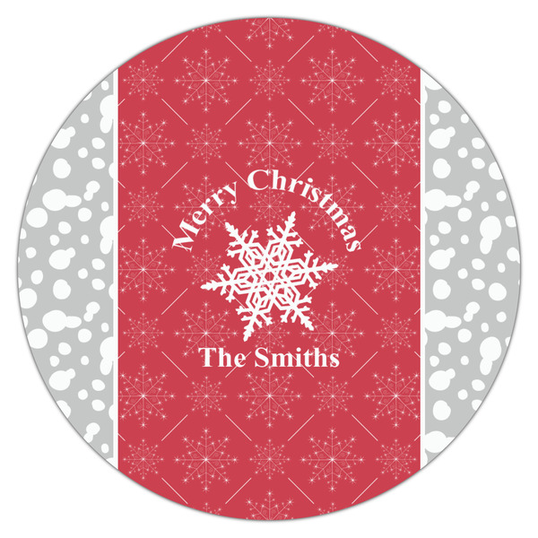 Snowflakes Icing Circle - Large - Single