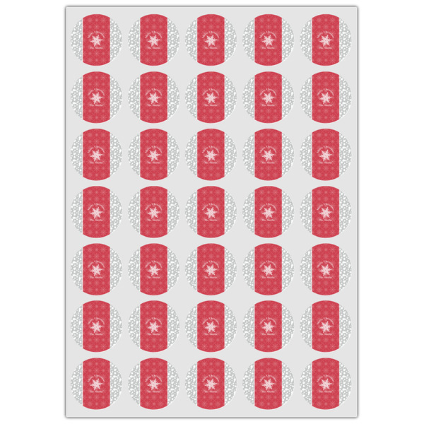 Snowflakes Icing Circle - XSmall - Set of 35