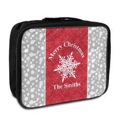 Snowflakes Insulated Lunch Bag (Personalized)