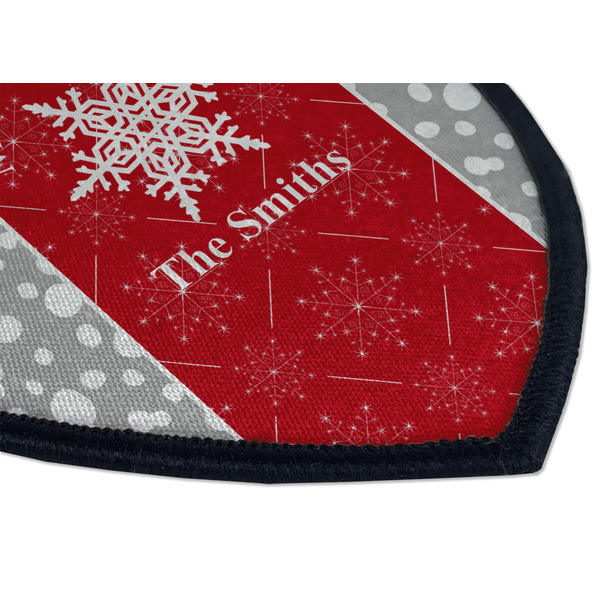 Snowflakes Iron on Shield 3 Detail