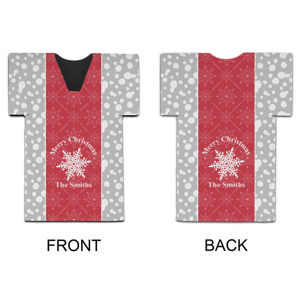 Snowflakes Jersey Bottle Cooler - APPROVAL
