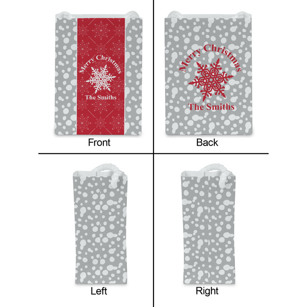 Snowflakes Jewelry Gift Bag - Gloss - Approval