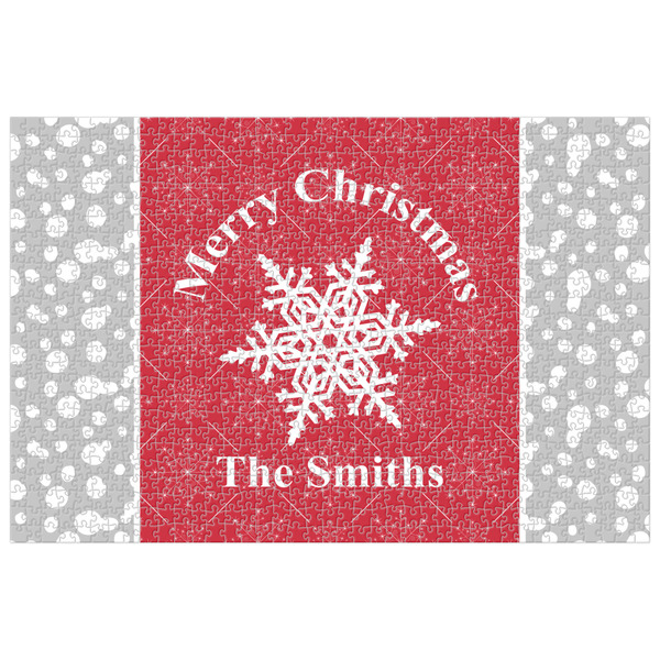 Custom Snowflakes Jigsaw Puzzle - 1000-piece (Personalized)