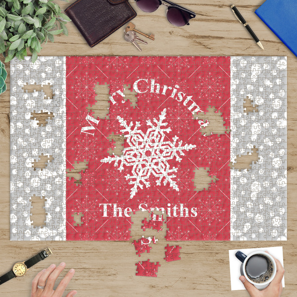 Snowflakes Jigsaw Puzzle 1014 Piece - In Context