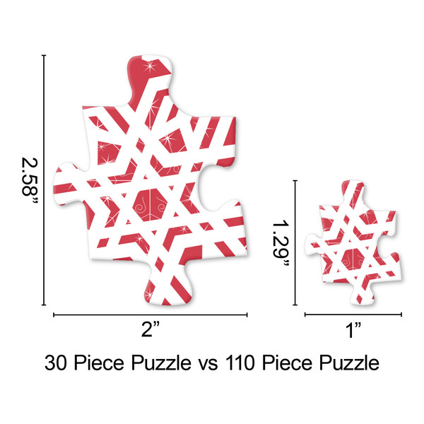 Snowflakes Jigsaw Puzzle - Piece Comparison