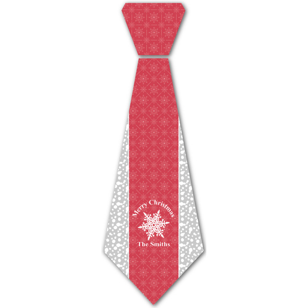 Custom Snowflakes Iron On Tie - 4 Sizes w/ Name or Text