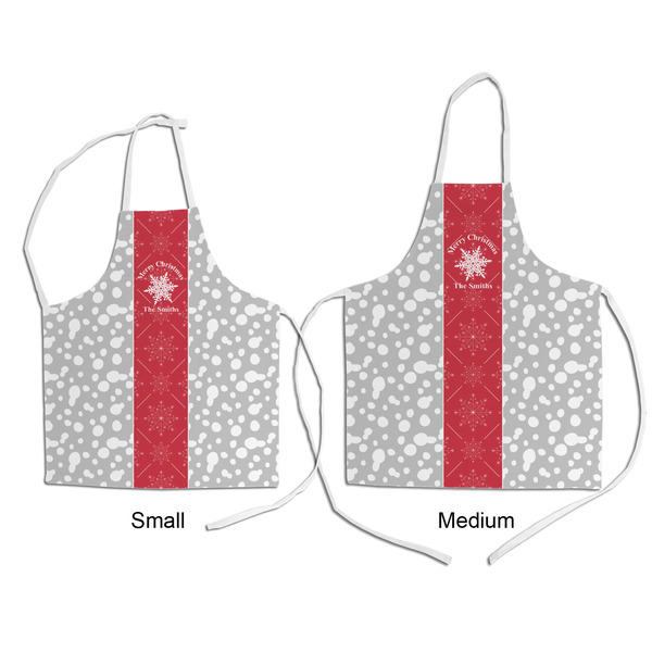 Snowflakes Kid's Aprons - Comparison