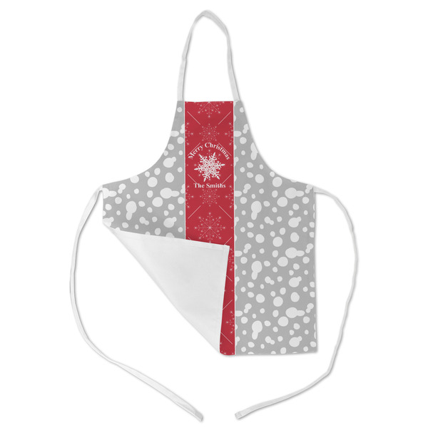 Snowflakes Kid's Aprons - Medium - Main (med/lrg)