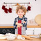 Snowflakes Kid's Aprons - Small - Lifestyle