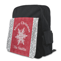 Snowflakes Preschool Backpack (Personalized)