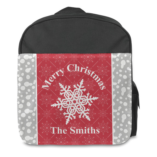 Snowflakes Kids Backpack - Front