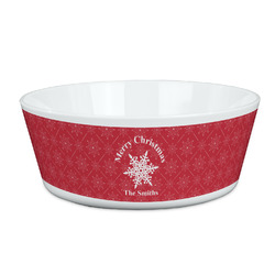 Snowflakes Kid's Bowl (Personalized)
