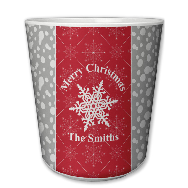 Custom Snowflakes Plastic Tumbler 6oz (Personalized)