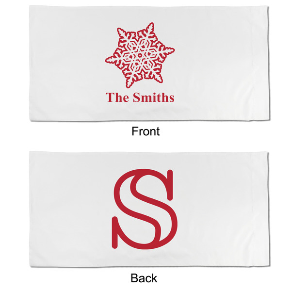 Snowflakes King Pillow Case - APPROVAL (partial print)