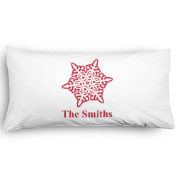 Snowflakes Pillow Case - King - Graphic (Personalized)