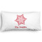 Snowflakes King Pillow Case - FRONT (partial print)
