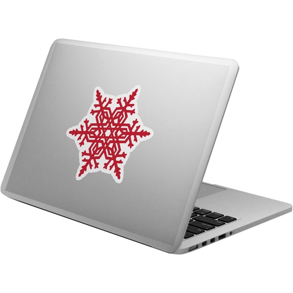 Custom Snowflakes Laptop Decal