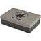 Snowflakes Large Engraved Gift Box with Leather Lid - Front/Main