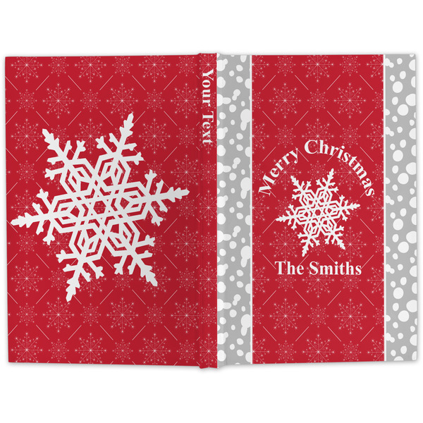 Snowflakes Large Hard Cover Journal - Apvl