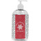 Snowflakes Plastic Soap / Lotion Dispenser (16 oz - Large - White) (Personalized)