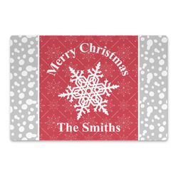 Snowflakes Large Rectangle Car Magnet (Personalized)