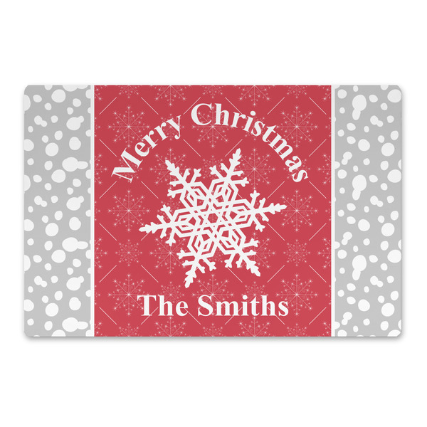 Custom Snowflakes Large Rectangle Car Magnet (Personalized)