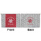 Snowflakes Large Zipper Pouch Approval (Front and Back)