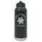 Snowflakes Water Bottle - Laser Engraved - Front (Personalized)