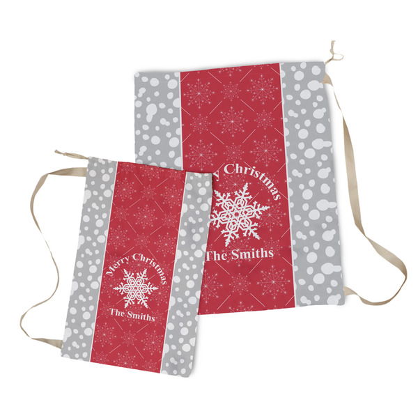 Snowflakes Laundry Bag - Both Bags
